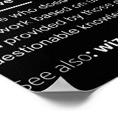 Begriffsbestimmung lustige Entwickler Poster (Ecke)