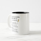 Begriffsbestimmungen für "Funny Electrical Enginee Zweifarbige Tasse (Vorderseite Links)