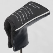 Begriffsbestimmungen Golf Headcover (3/4 Vorderseite)