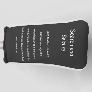 Begriffsbestimmungen Golf Headcover