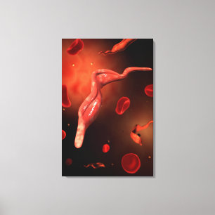 Begriffsbild von Trypanosoma 1 Leinwanddruck