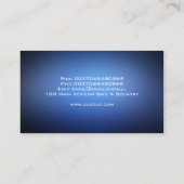 Begriffsdatentechnologie-Visitenkarte Visitenkarte (Rückseite)