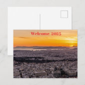 BEGRÜSSEN 2025 FEIERTAGSPOSTKARTE (Vorne/Hinten)