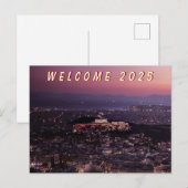 BEGRÜSSEN 2025 FEIERTAGSPOSTKARTE (Vorne/Hinten)
