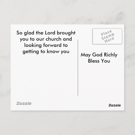 BEGRÜSSEN IHRE FREUNDE POSTKARTE (Rückseite)