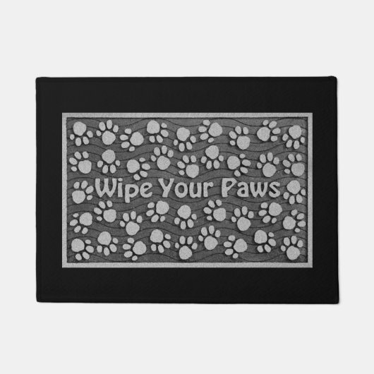 Begrüßen Sie 18" x 24" Tür-Matte/Hunde Fußmatte (Vorderseite)