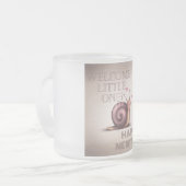 Begrüßen Sie das neue Jahr 2025 Mattglastasse (Vorderseite Links)