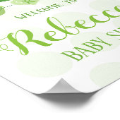 Begrüßen Sie das Party Zwei Erbsen in einer Pod Ba Poster (Ecke)