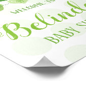 Begrüßen Sie das Party Zwei Erbsen in einer Pod Ba Poster (Ecke)