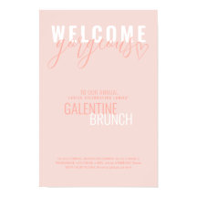 Begrüßen Sie das wunderschöne Valentine Party Post