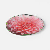 Begrüßen Sie den Frühling mit einem Riesenrosa Dah Pappteller (Schrägansicht)