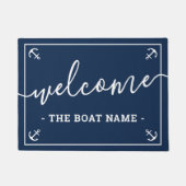 Begrüßen Sie den Namen und die Anker des benutzerd Fußmatte (Vorderseite)