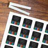 Begrüßen Sie die Aufkleber für die farbigen Stifte