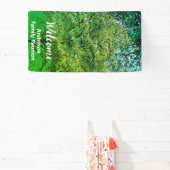 Begrüßen Sie die Wiedersehen mit dem Namen "Weiße Banner (InSitu)