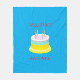 Begrüßen Sie die Zuhause in tiefblauem Meerwasser  Fleecedecke