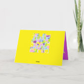 Begrüßen Sie die Zuhause mit sonnigen Lieben-Ballo Karte (Rückseite)