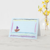 Begrüßen Sie die Zuhause von Ihrer Cruise Grußkart Karte (Gelbe Blume)