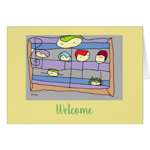 Begrüßen Sie einen neuen Mitarbeiter mit eines