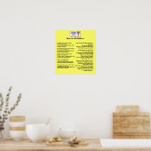 Begrüßen Sie mich mit Soldaten - Ehre unsere Veter Poster (Küche)