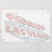 Begrüßen Sie nach fabelhaftes Las Vegas Briefpapier (Vorne/Hinten)