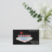 Begrüßen Sie nach fabelhaftes Las Vegas Visitenkarte (Stehend Vorderseite)