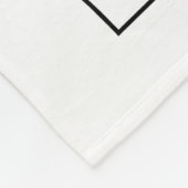 Begrüßen Sie Stadtzum zeichen Plymouths MA Fleecedecke (Ecke)