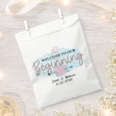 Begrüßen Sie unser erstes Admindatum Hochzeit Geschenktütchen (Ausgeschnitten)