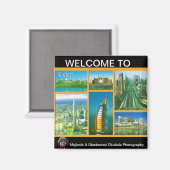 BEGRÜSSEN SIE VON MOJISOLA A GBADAMOSI OKUBULE MAGNET (Vorderseite/Rückseite)