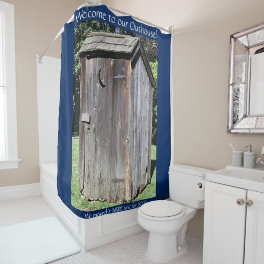 BEGRÜSSEN Sie ZU UNSERER Gewohnheit des Duschvorhang (Beispiel)