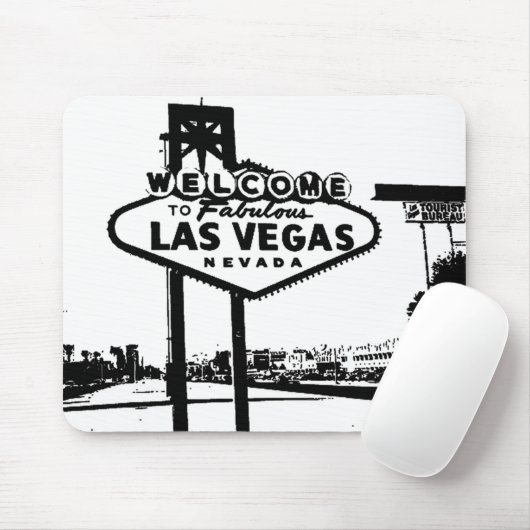Begrüßen Sie zur Las Vegas-vektorgraphik Mousepad (Mit Mouse)