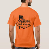 Begrüßen Sie zur Las Vegas-vektorgraphik T-Shirt (Rückseite)