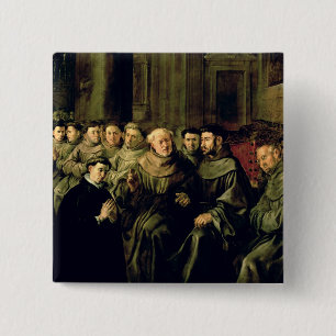 Begrüßen von St Bonaventure in den Franziskaner Button