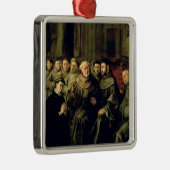 Begrüßen von St Bonaventure in den Franziskaner Silbernes Ornament (Rechts)