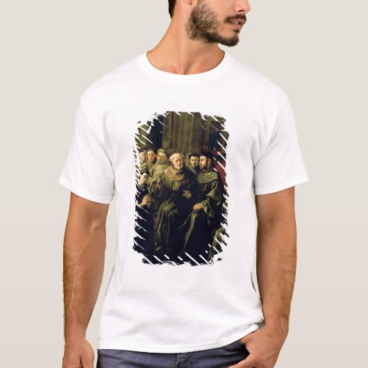 Begrüßen von St Bonaventure in den Franziskaner T-Shirt (Vorderseite)