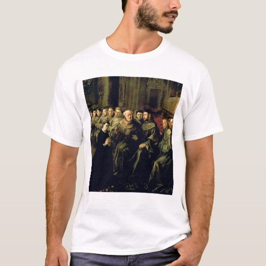 Begrüßen von St Bonaventure in den Franziskaner T-Shirt (Vorderseite)