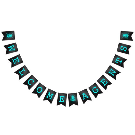 BEGRÜSSENDE AGENT WIMPELKETTE (Alle)