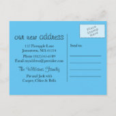 Begrüßende Ananas, die Postkarten für neue Zuhause (Rückseite)