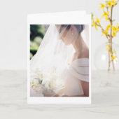 BEGRÜSSENDE TAGESGRATULATIONEN SCHÖNE BRIDE KARTE (Gelbe Blume)