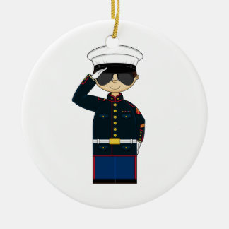 begrüßenverzierung US Marine Corp NCO Keramikornament