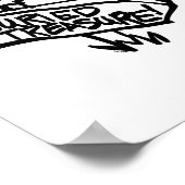 Begrußte Schatzmarke Poster (Ecke)