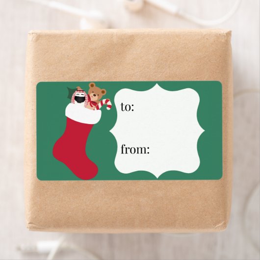 Begrüßter Strumpf Empfänger Weihnachtsgeschenksieg (Insitu)