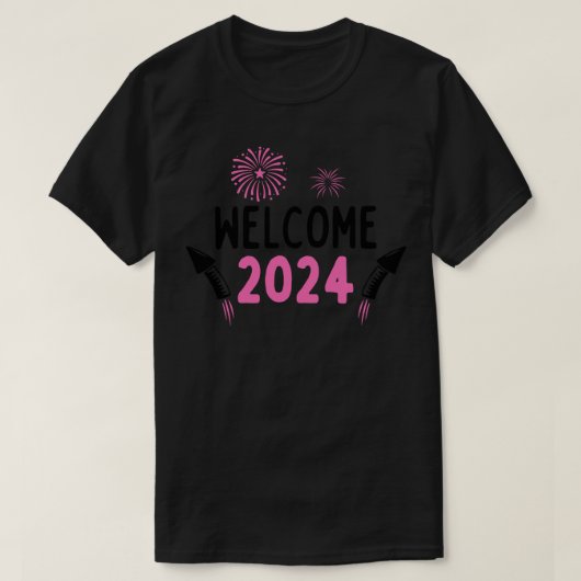 Begrüßung 2024 2 T-Shirt (Design vorne)