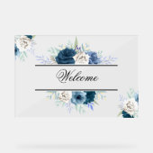 Begrüßung Acrylschild (Vorderseite)