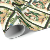 Begrüßung am St. Paddy's Day Geschenkpapier (Rolleneckpunkt)