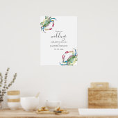 Begrüßung am Strand Poster (Küche)