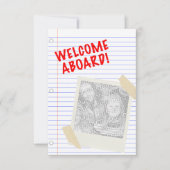 Begrüßung an Bord Einladung (Vorderseite)