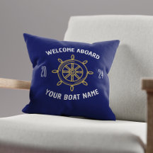 Begrüßung an Bord Geschenk für Schiffseigner Blaue