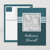 Begrüßung an Bord Postkarte (Vorne/Hinten)