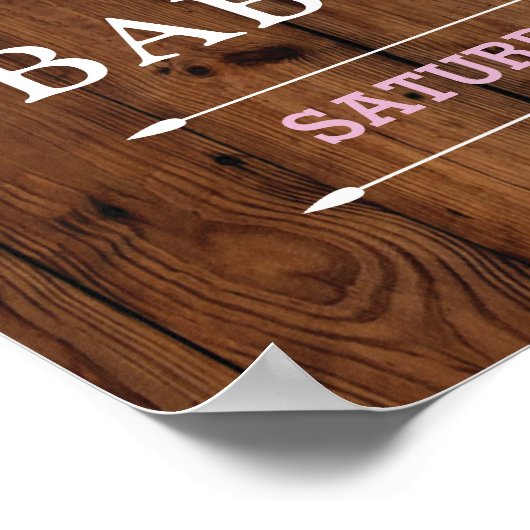 Begrüßung Baby Duwer Plakatwerbung Bierbrauholz Poster (Ecke)