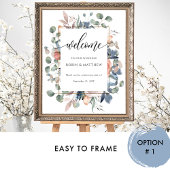 Begrüßung Begrüßung Blumen mit Grün Poster